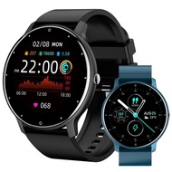 ZZOOI 2022 Men Women Smart Watch Ladies Full Touch Screen Sports Fitness Smartwatch Waterproof Bluetooth Ladies Watch For Android iOS