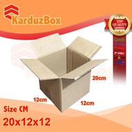 Cardboard box packaging packing SHEET POLOS 20x12x12 cm