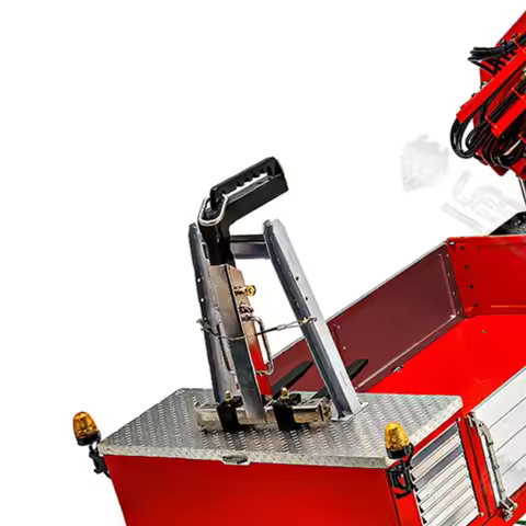 LESU Metal 1/14 Cargo Box Hydraulic Crane for LESU Roll on Off Dumper Truck RC Accessories 7CH Valve