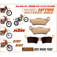 KTM EXC 125 94-03 200 99-03 ENDURO 250 4T 95-03 350 4T 94-97 380 98-99 BRAKE PADS SINTERED LONG LIFE