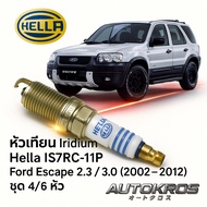 Spark Plug Ford Escape G1 G2 (2002-2012) Model 2.3 3.0 Set Of 4 Heads/6 100 000 Km Hella IS7RC-11P