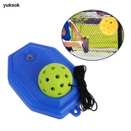 yuksok Pickleball Trainer, Pickleball Accessories with 40 Holes Pickleball Ball, Partner Sparring De
