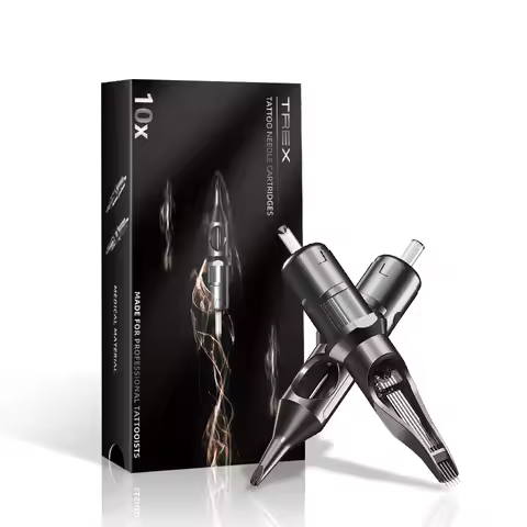 T-Rex 10Pcs 0.35mm 3RL/14RL Cartridge Needle Tattoo Cartridge Needles Disposable Sterilized Safety M