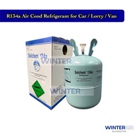• (13.6kg) R134a Gas Air Cond For Car / Lorry / Van (Solchem / Fresco) • R134 Gas Aircond Kereta • W