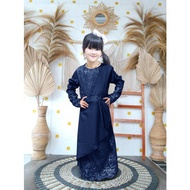 Gamis RenaKid / GAMIS BRUKAT ANAK/GAMIS KONDANGAN ANAK/GAMIS ANAK BAHAN MOSCREPE KOMBINASI TILE/GAMI