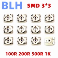 20PCS 3X3 Trimmer Resistance Potentiometer Trimpot SMD 3*3 Adjustable Variable Resistor 100R 101 200