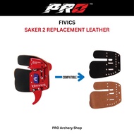 FIVICS SAKER 2 REPLACEMENT LEATHER LEATHER/ REPLACEMENT FINGER TAB FIVICS SAKER 2 CORDOVAN