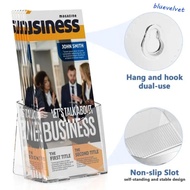 BLUEVELVET Pamphlet Holder, Acrylic Countertop A6 Brochure Holder, Literature Transparent High Quali