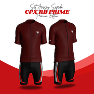 CPX Sport Setelan Baju Set Jersey Cpx Prime Polos Celana Sepeda Roadbike Ketat Slim