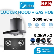 Midea Cooker Hood & Hob Combo MCH-90M80AT MCH-90J52 MCH-90J82 MCH-90V71 MCH-76MSS MCH-90F49SS MGH-76
