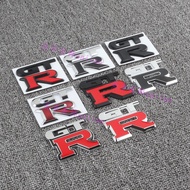 Modified Metal GTR Car Sticker Suitable for NISSAN NISSAN gtr Modified 3D Metal GTR Car Logo Tail Lo