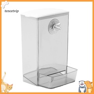 tencetvip Transparent Bird Food Dispenser Pet Supplies Parrot Budgie Cockatiel Conure Food Dispenser