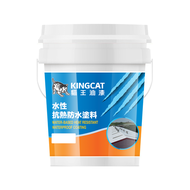 KINGCAT 貓王油漆 水性抗熱防水漆 K1-202 5加侖  白色  1桶