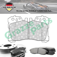 Münster Disc Brake Pad Front for Lexus LS460 XF40 4.6 2007-2011 1UR-FSE LS600h LXF40 5.0 Hybrid 2012