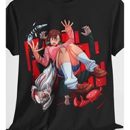Dandandan Anime Shirt Tshirts for men, Momo Ayase, Okarun, Graphic Tee Crew neck