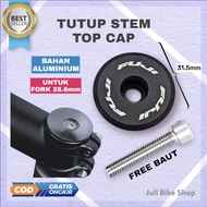 TOP CAP stem sepeda mtb tutup baut stem 28.6 fork cover headset aluminium alloy penutup jangkar star