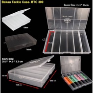 KOTAK SIMPANAN BARANGAN PANCING JENAMA BAKAU BTC 300 FISHING TACKLE BOX SERIES WITH HIGH QUALITY MAT