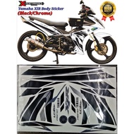 Yamaha X1R Body Sticker Chrome