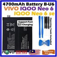 Grade A++ 4700mAh Battery B-U6 Compatible For VIVO IQOO NEO 6 / IQOO NEO 6 SE