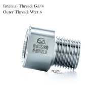 Aquarium CO2 Cylinder Adapter Connector Converter W21.8 G5/8 (二氧化碳钢瓶转接头W21.8 G5/8）