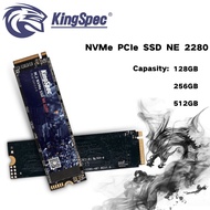 Kingspec 128GB 256GB 512GB 2280 PCIe 3.0 NVMe M.2 SSD NGFF PCIe NVME SSD For Laptop Desktop