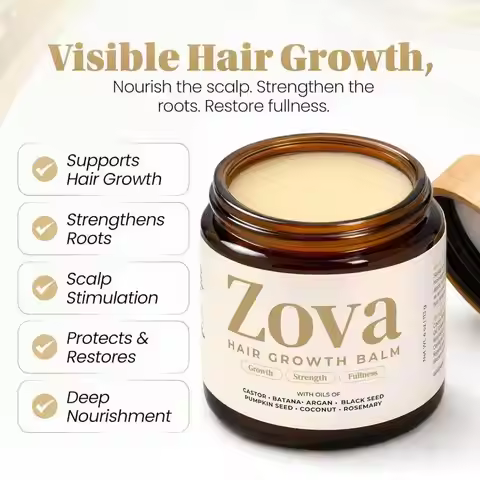 Zova 1/2/3pcs Hair Care Cream With Batana Oil Castor Oil Argan Oil Rosemary Oil Strengthen Thickenin