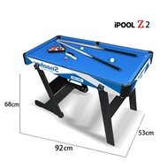 142cm Pool Table Snooker Table Meja Pool Meja Snooker Adjustable Foldable Game Billiards Arcade Room