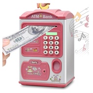 Piggy Bank Cash Coin Can ATM Bank Electronic Coin Money Bank for Kids Age 3-12, Money Savings Box Mi