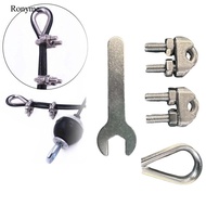 Ronyme Gym Machine Cable Steel Replacement Pulley Cable Attachment for Home Gym Training and Fitness