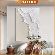 (With Frame) PATTERN 3D Canvas Wall Art Texture Painting Modern Home Decoration Wall Art Painting