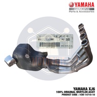 YAMAHA XJ6 2011 100% ORIGINAL MUFFLER ASSY 1 EKZOS PIPE EXHAUST STANDARD MADE IN JAPAN 1CW-14710-10