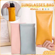 E.A PU Sunglasses Storage Bag Glasses Storage Pack Soft Leather Glasses Bag 1pc
