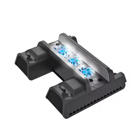 AT82-Vertical Cooling Stand For PS4 Slim Pro Charging Stand For PS4 Edition Dual Charging Card Stora