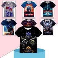Optimus Prime Optimus Prime Combination Boy Short-Sleeved T-Shirt-Transformers Robot Hero Graphic T-
