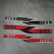 2 Pcs Metal Body Side Fender 3D Badge Sticker for Volkswagen Golf 2 3 4 5 6 7 GTI MK2 MK3 MK4 MK5 MK