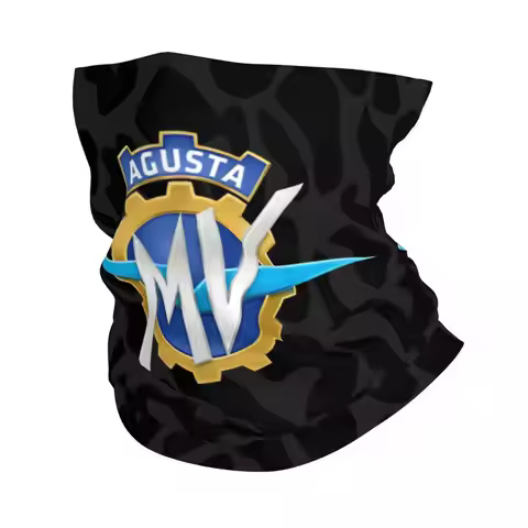 MV Agusta Motorcycles Bandana Neck Gaiter Motorcycle Club Agusta Face Mask Multifunctional Headwear 