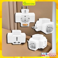 3-Pin Grounded T-Plug with On-Off Switch, Electric Socket, 3 Pin Socket, 3 Pin Plug, Power Socket