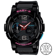 Clearance Sale ! CASIO Baby-G BGA-180-1B G-LIDE Black Resin Band Ladies Watch Thermometer Moon Data Tide Graph bga180