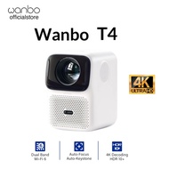 Wanbo T4 Max Projector Full HD 1080P Mini LED Portable Projector BT 5.0 WIFI 4K 1920*1080P 16GB Global Version Projector