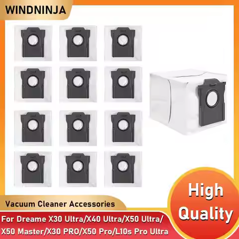 Replacement Bags For Dreame X50 Ultra/X40 Ultra/X30 Ultra/L50 Ultra/L40 Ultra/L10s Ultra Gen2/S30 Pr