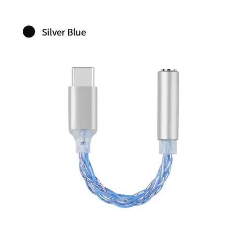 JCALLY JM6 Type-C to 3.5mm Digital Audio Adapter with CX31993 DAC with Premium Cable and Connector C
