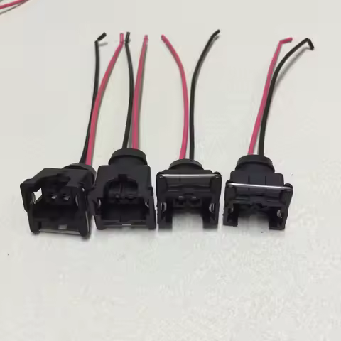 4pcs waterproof EV1 fuel injector plugs connector for bosch440cc 650cc 850cc 1000cc fuel injector wi