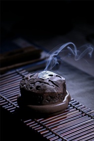 送禮紫砂手工【香爐】 優質青段 紫砂創意香爐陶瓷檀香小號盤香爐