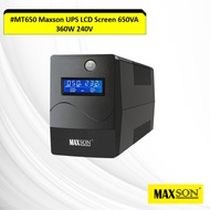 MAXSON UPS #MT650 Maxson UPS LCD Screen 650VA 360W 240V #MT850 UPS LCD Screen 850VA 480W 240V