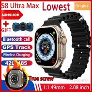 S8 Ultra Max Original Smart Watch Series 8 Screen Bluetooth Call NFC ECG Waterproof Sport Smartwatch
