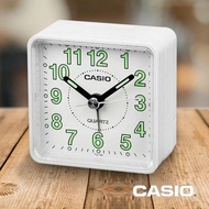 CASIO ANALOG ALARM CLOCK TQ-140- 7DF WHITE BEEPER SOUND ALARM