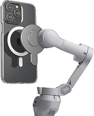 Encased Magnetic Adapter for DJI OM Smartphone Gimbal Stabilizer - Compatible with MagSafe (DJI OM 4