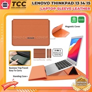 Lenovo ThinkPad 13 14 15 inch Bag Casing Stand Laptop Hand Bag Leather