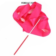 LIVESTAR 2m/4m Colorful Gym Dance Rhythmic Art Gymnastic Ribbons Ballet Streamer Twirling Rod Stick 