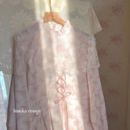 Himeka Vintage - Eliza Dress (Special pteren) - Vintage Dress - Coquette Cottagecore Dress - Floral 